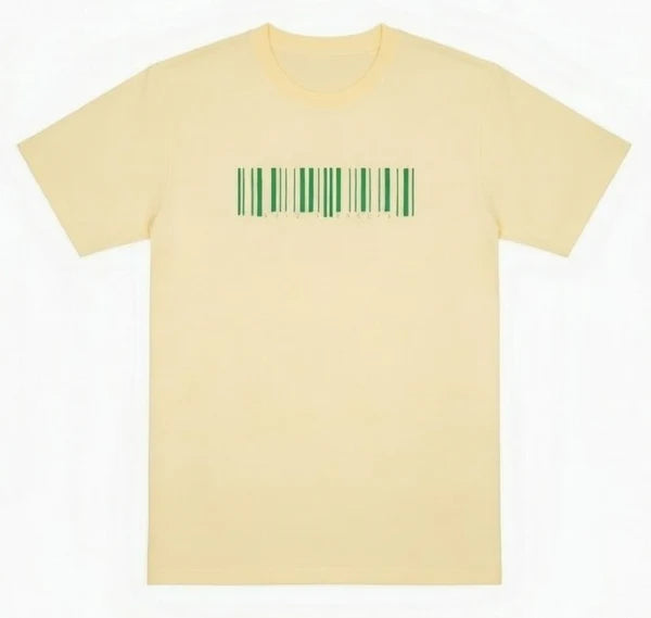 Barcode Print Top- Yellow