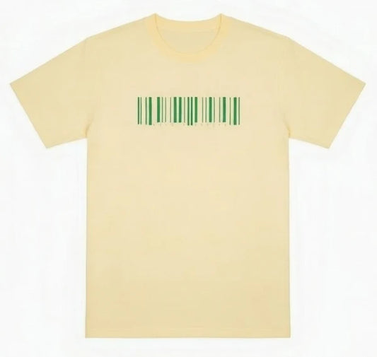 Barcode Print Top- Yellow