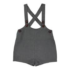 SUSPENDER SHORTS Grey