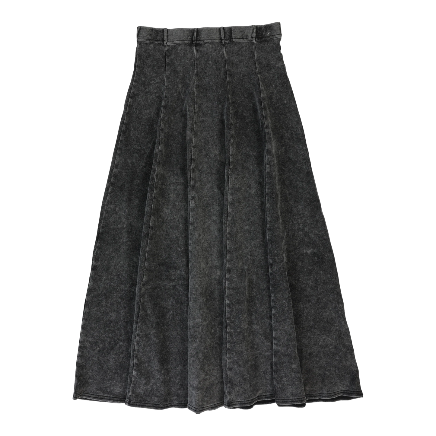 Panel Maxi Skirt Black Wash
