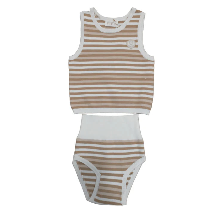 Grant Knit Set - Stone