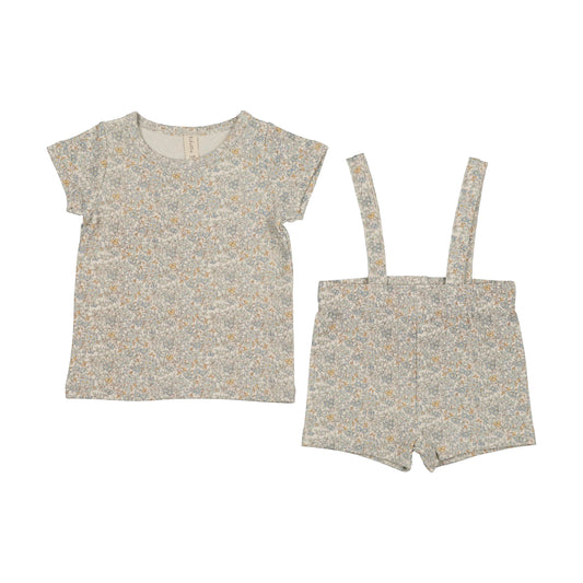 Liberty Floral Set - Cream/Blue