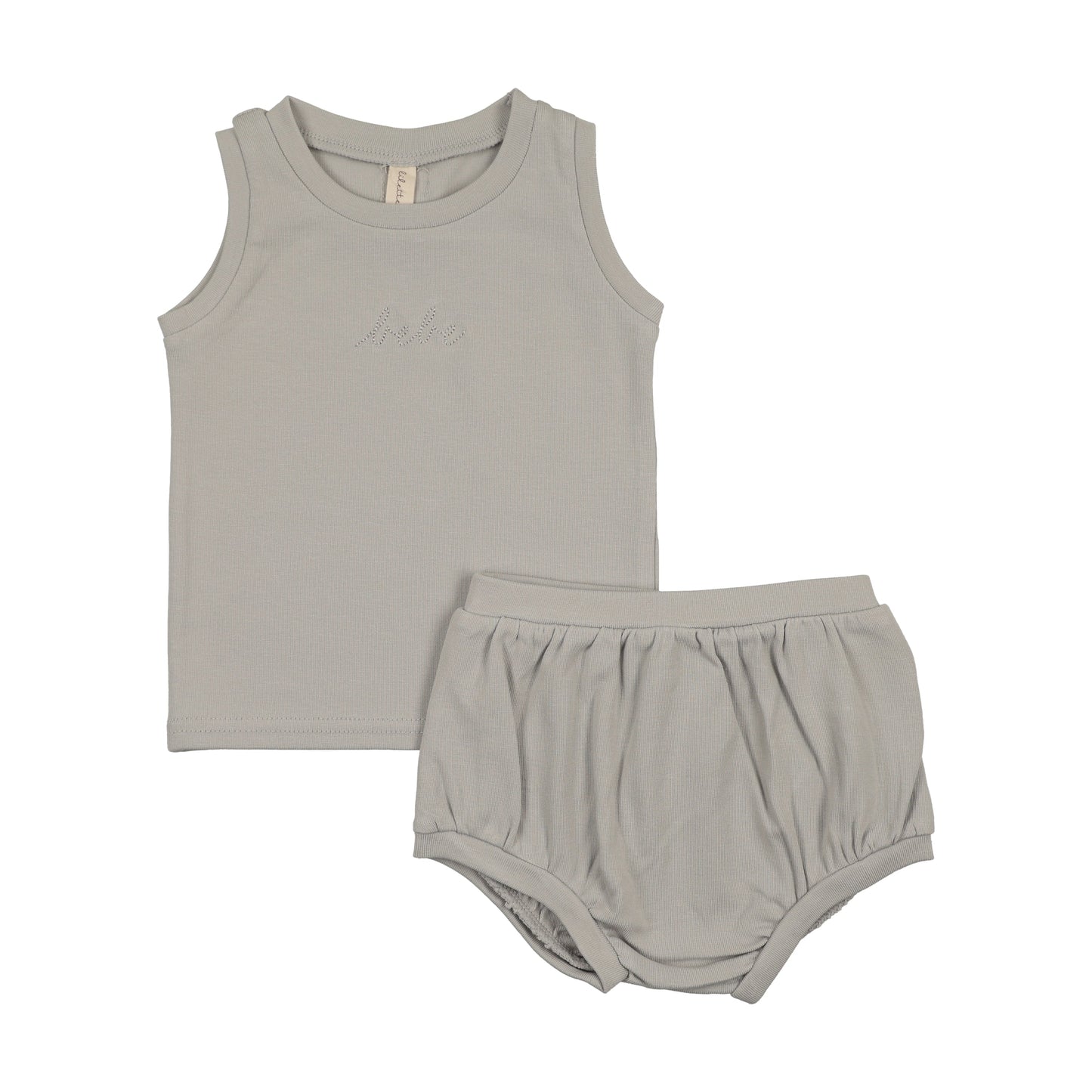 Bebe Tank Top Set - Pale Blue