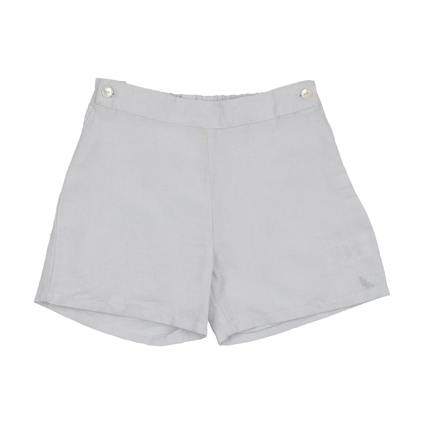 Clear Blue Solid Shorts