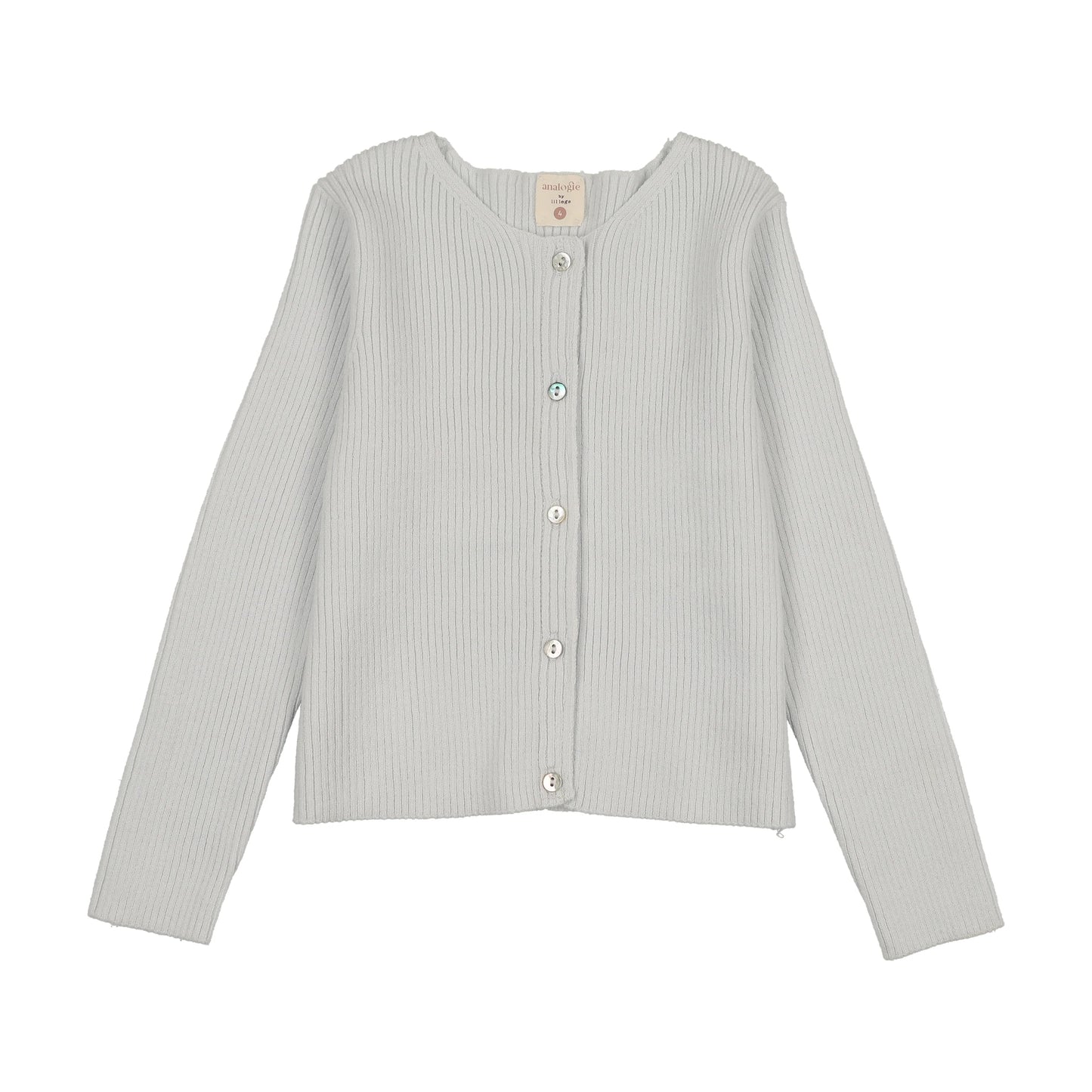 Ribbed Clear Blue Cardigan