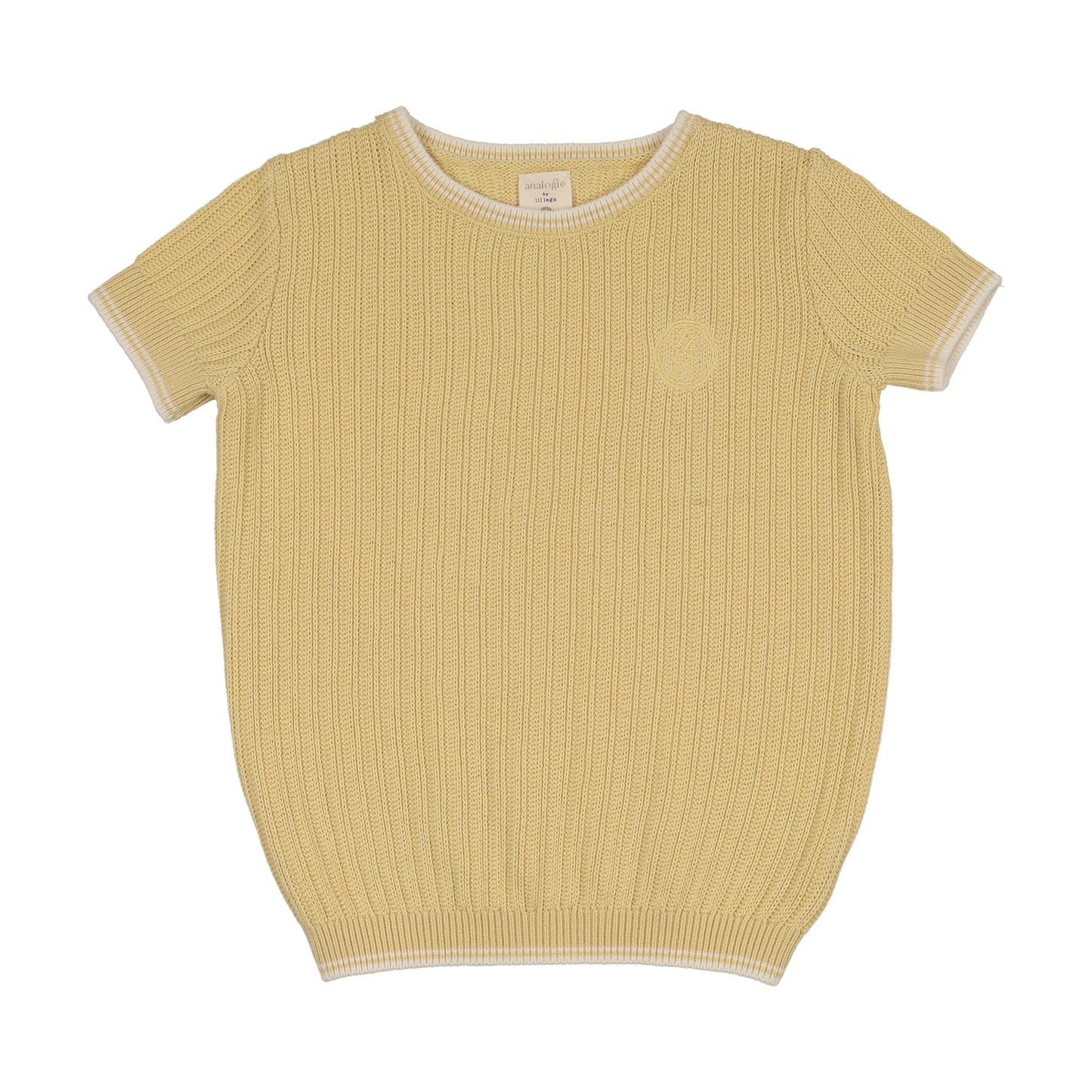Knit Crewneck Sweater- Yellow