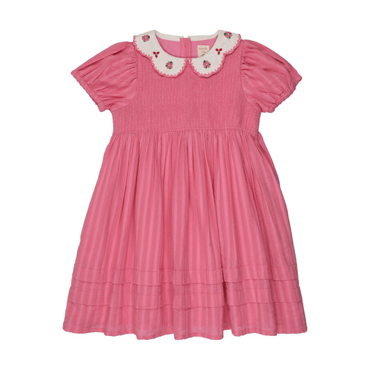 Downtown Dress Short Sleeve- Fresh Pink