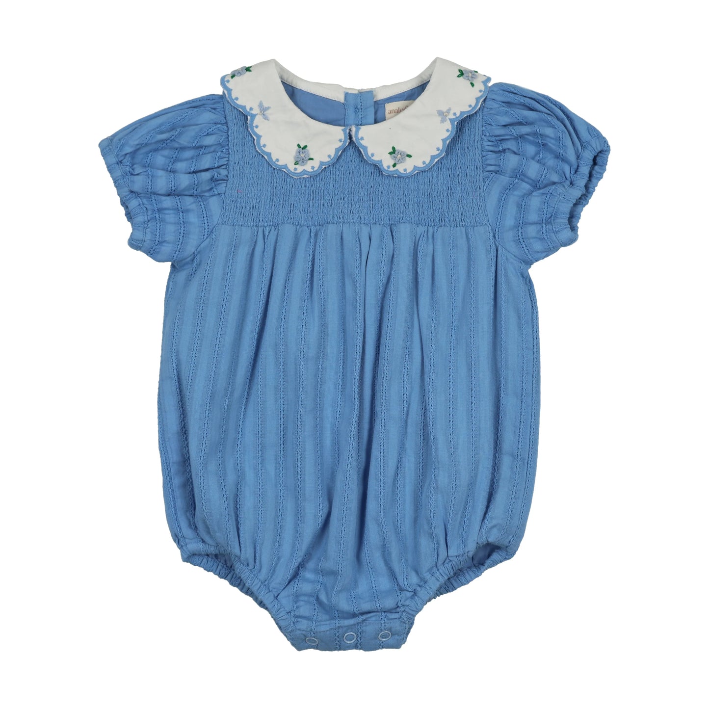 Downtown Romper- Fresh Blue