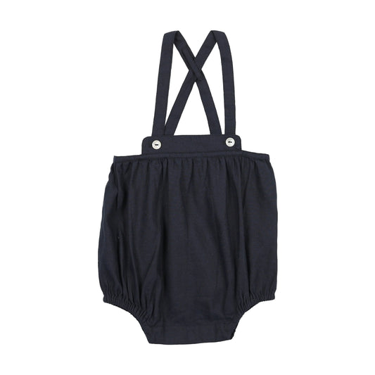 Linen Suspender Bloomers- Navy