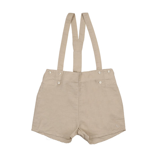 Linen Suspender Shorts