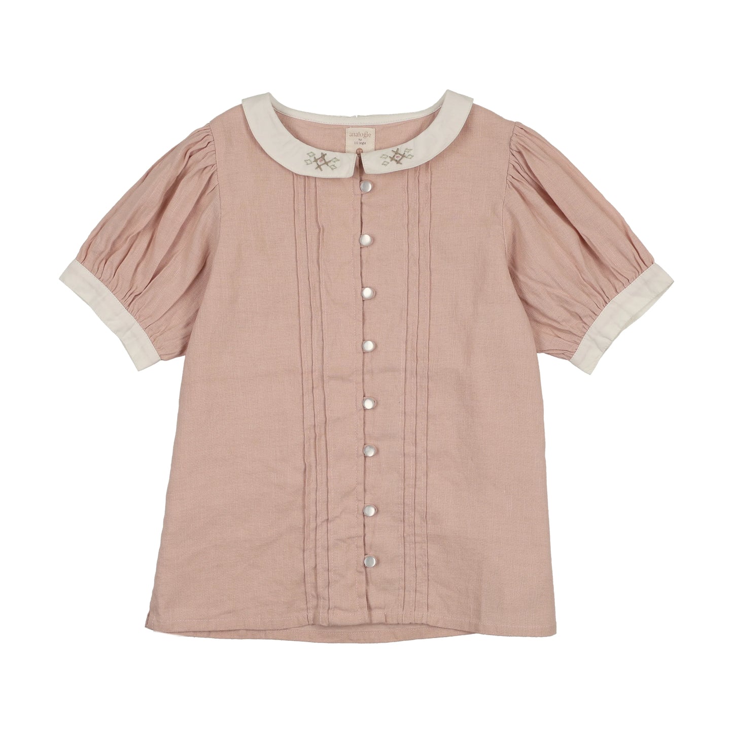 Pintuck Collar Blouse SS