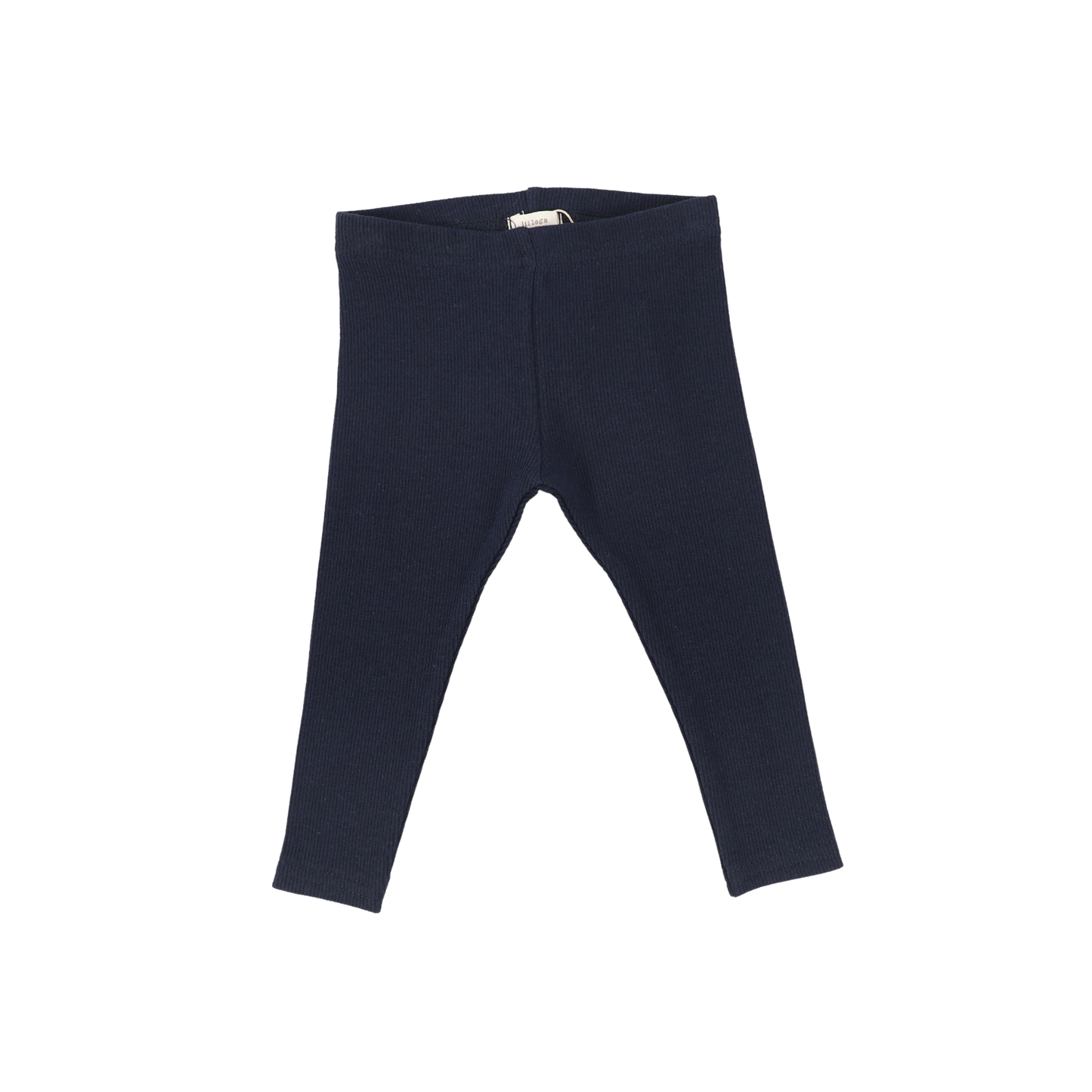 Ribbed Long Leggings- Navy