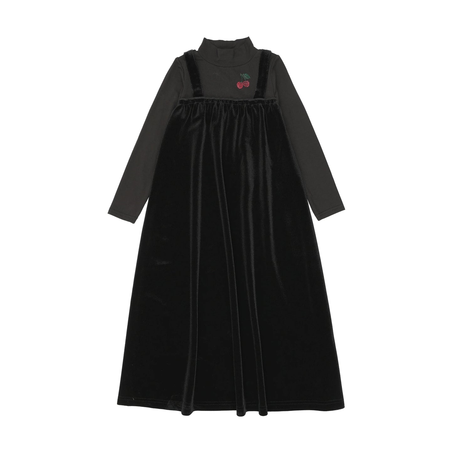 Mockneck Cherry Maxi