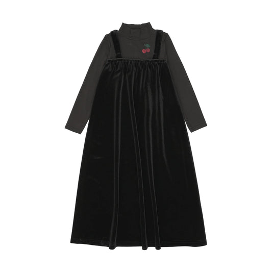 Mockneck Cherry Maxi