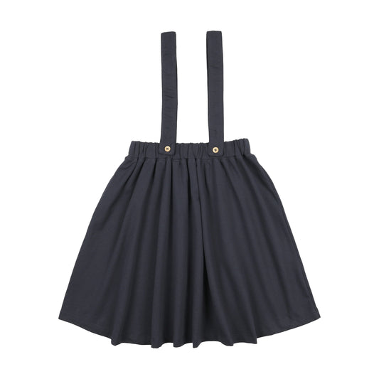 Suspender Skirt- Navy