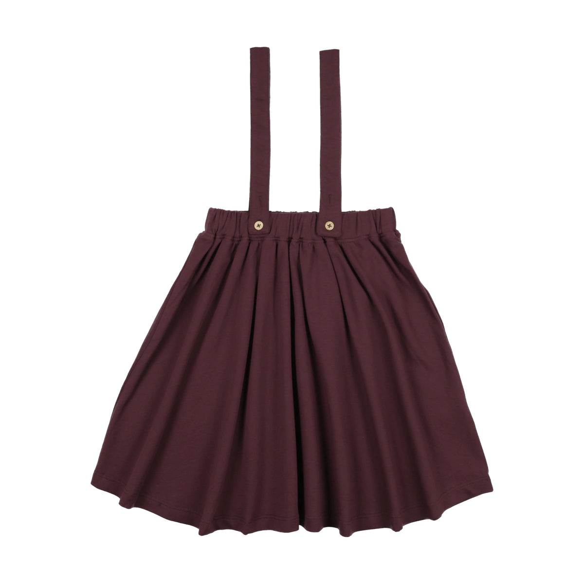 Suspender Skirt- Plum