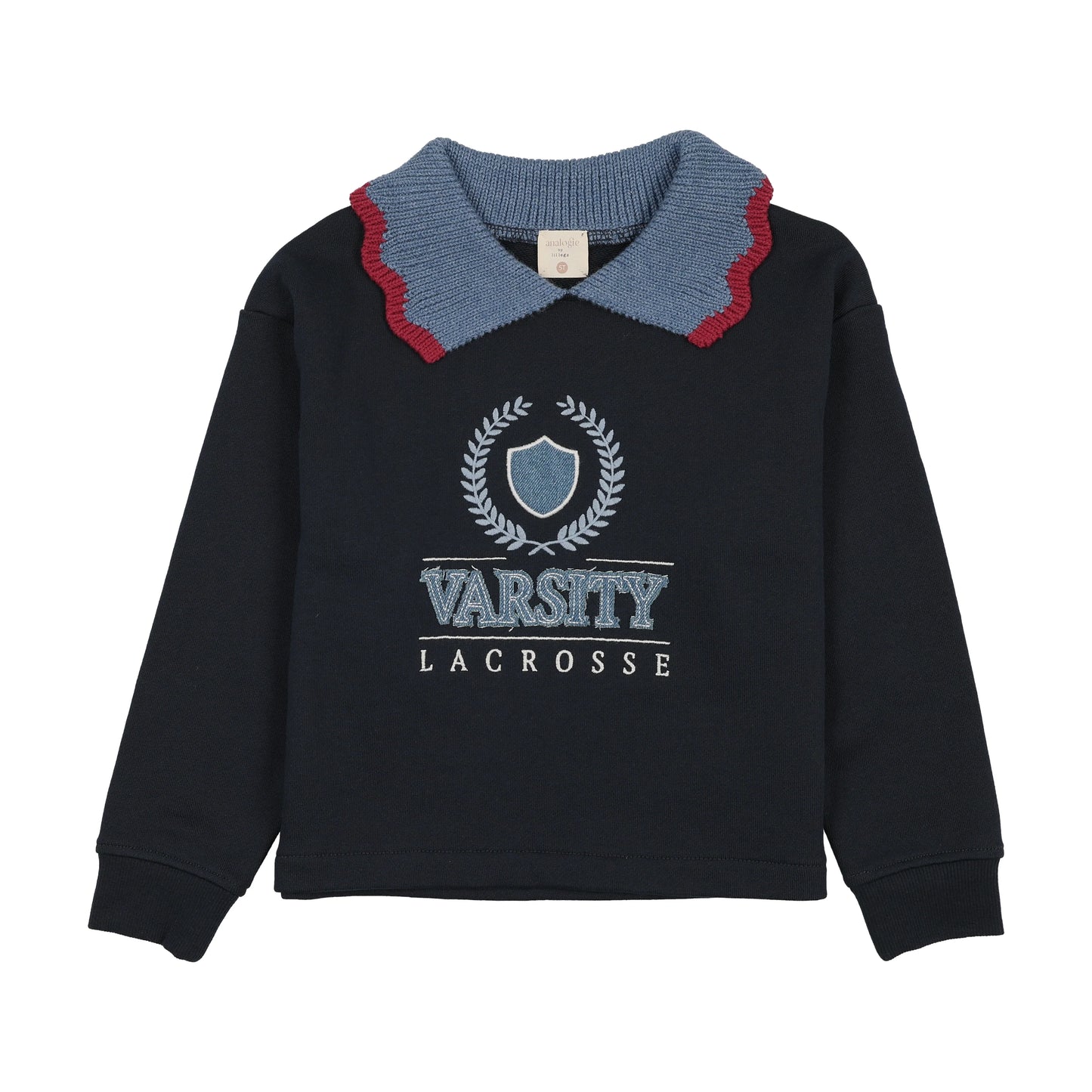 Fan Club Girls Sweatshirt Navy Denim