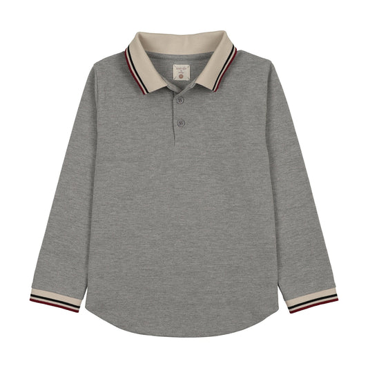 Limited Capsule Polo Ls Custom Light Grey Heather