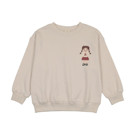 Doll Sweatshirt- Ivory
