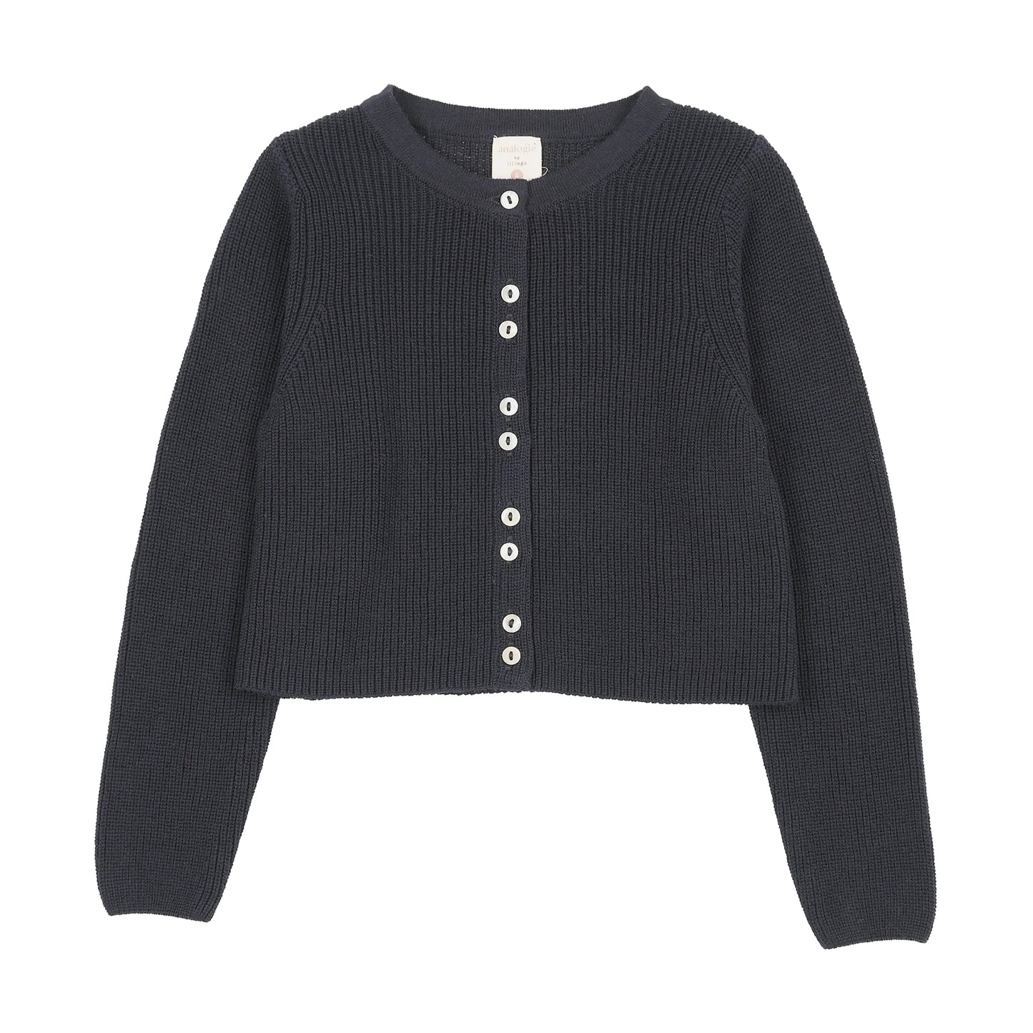Fine Knit Cardigan- Navy