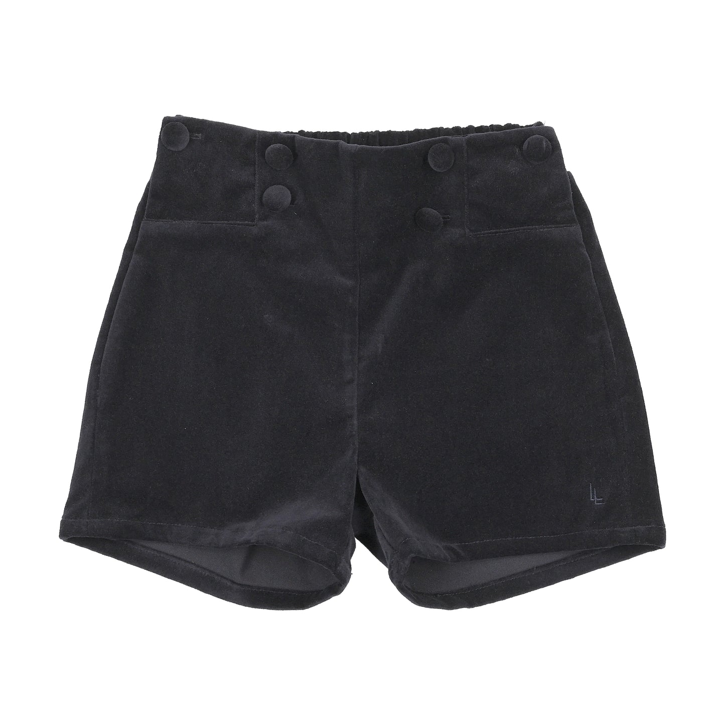 Velvet Shorts- Navy
