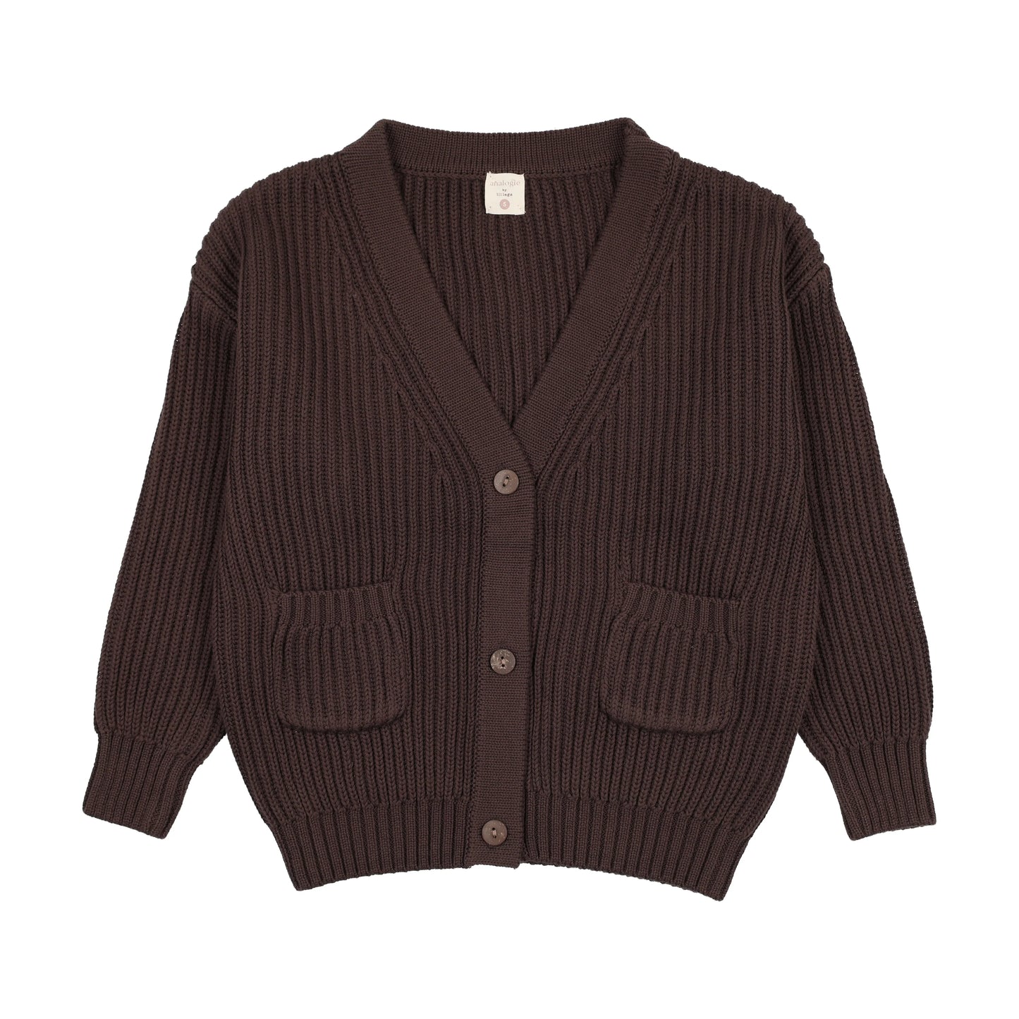 Grandpa Cardigan- Chocolate Brown