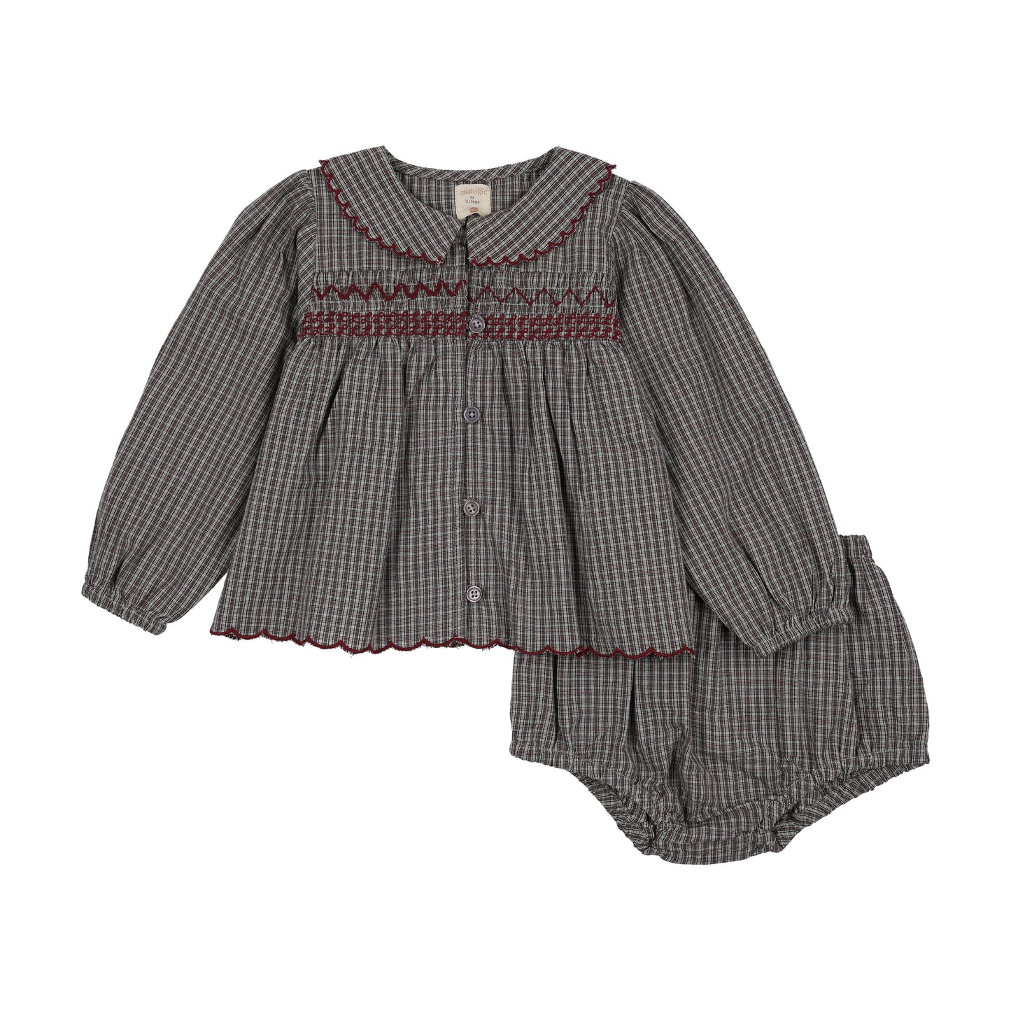 Plaid Edition Girls Toddler Set