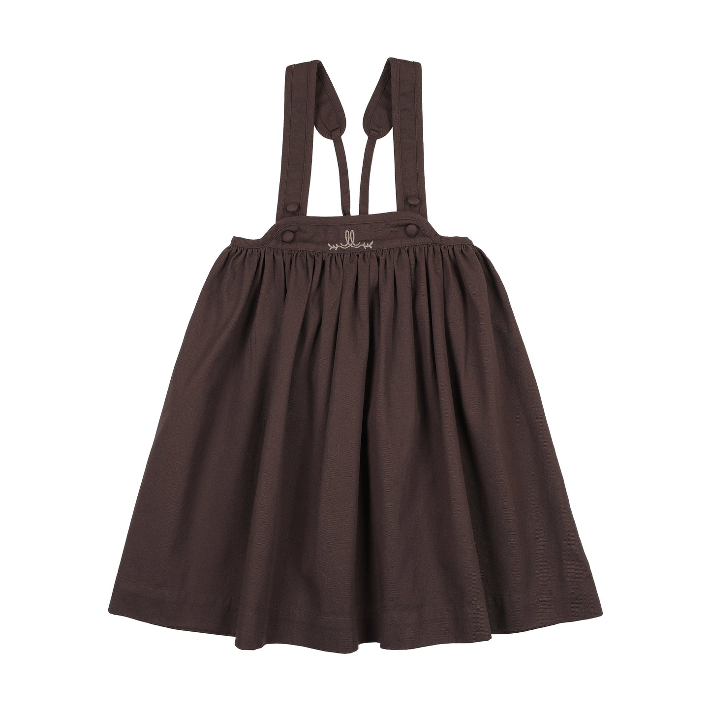 Home Garden High Waisted Jumper- Chocolate Brown