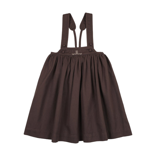 Home Garden High Waisted Jumper- Chocolate Brown