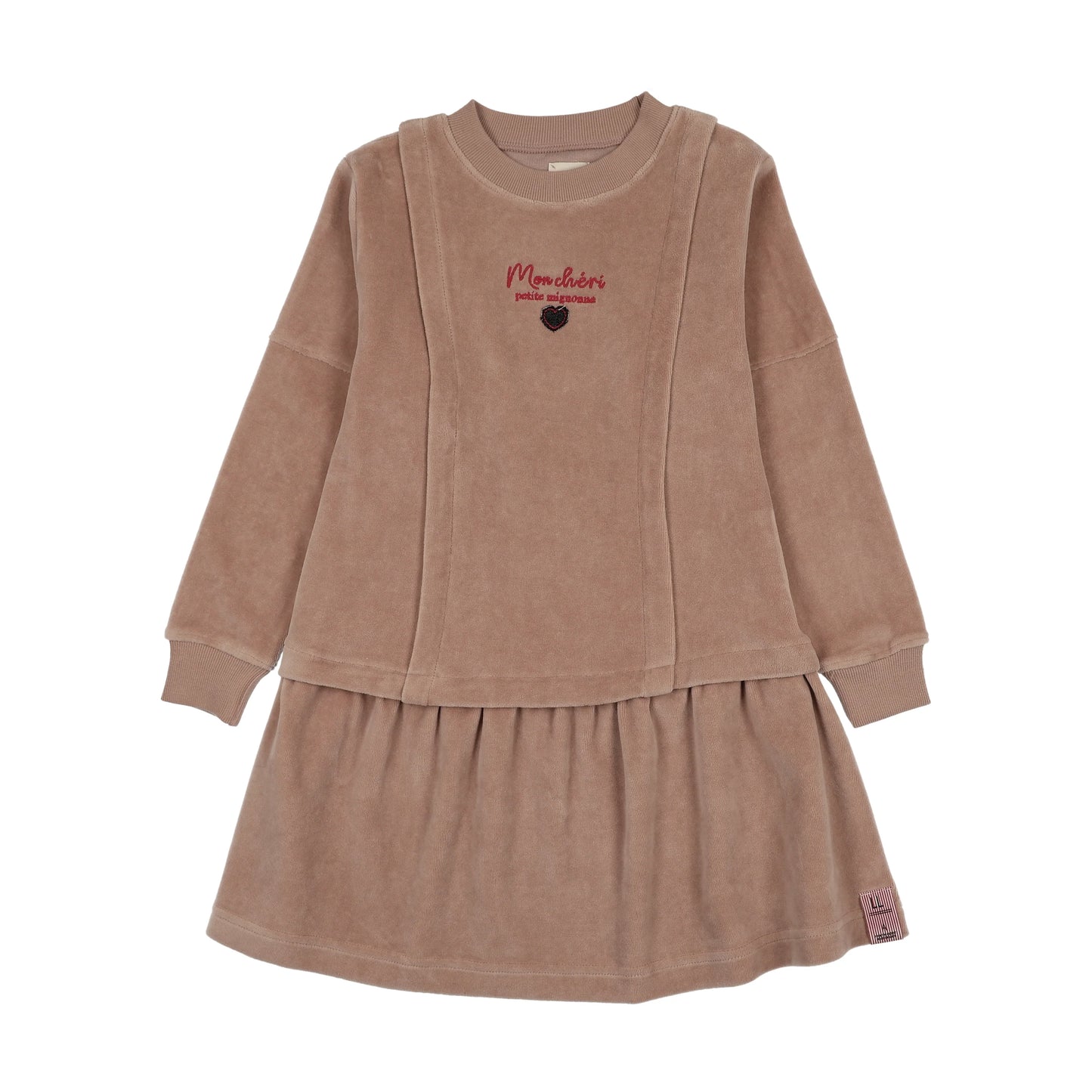 Dried Rose Velour Dress