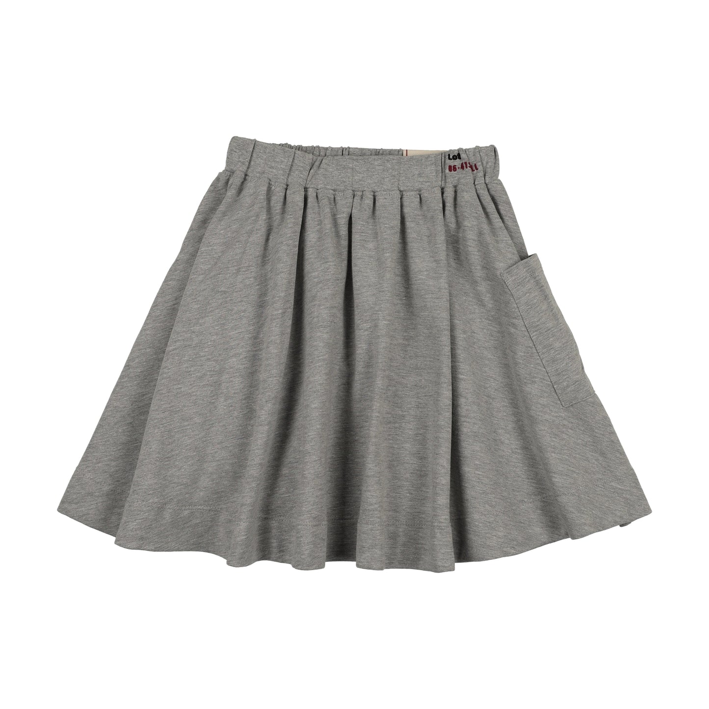 Limited Capsule Circle Skirt- Light Grey Heather