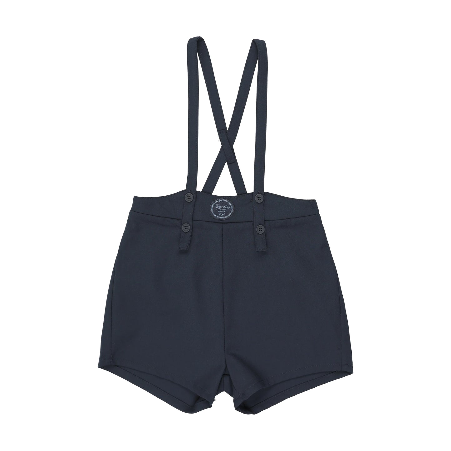 Boys Overall Shorts- Navy