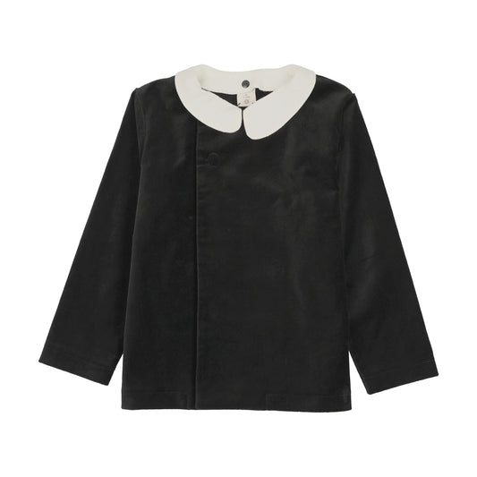 Velvet Blazer- Black