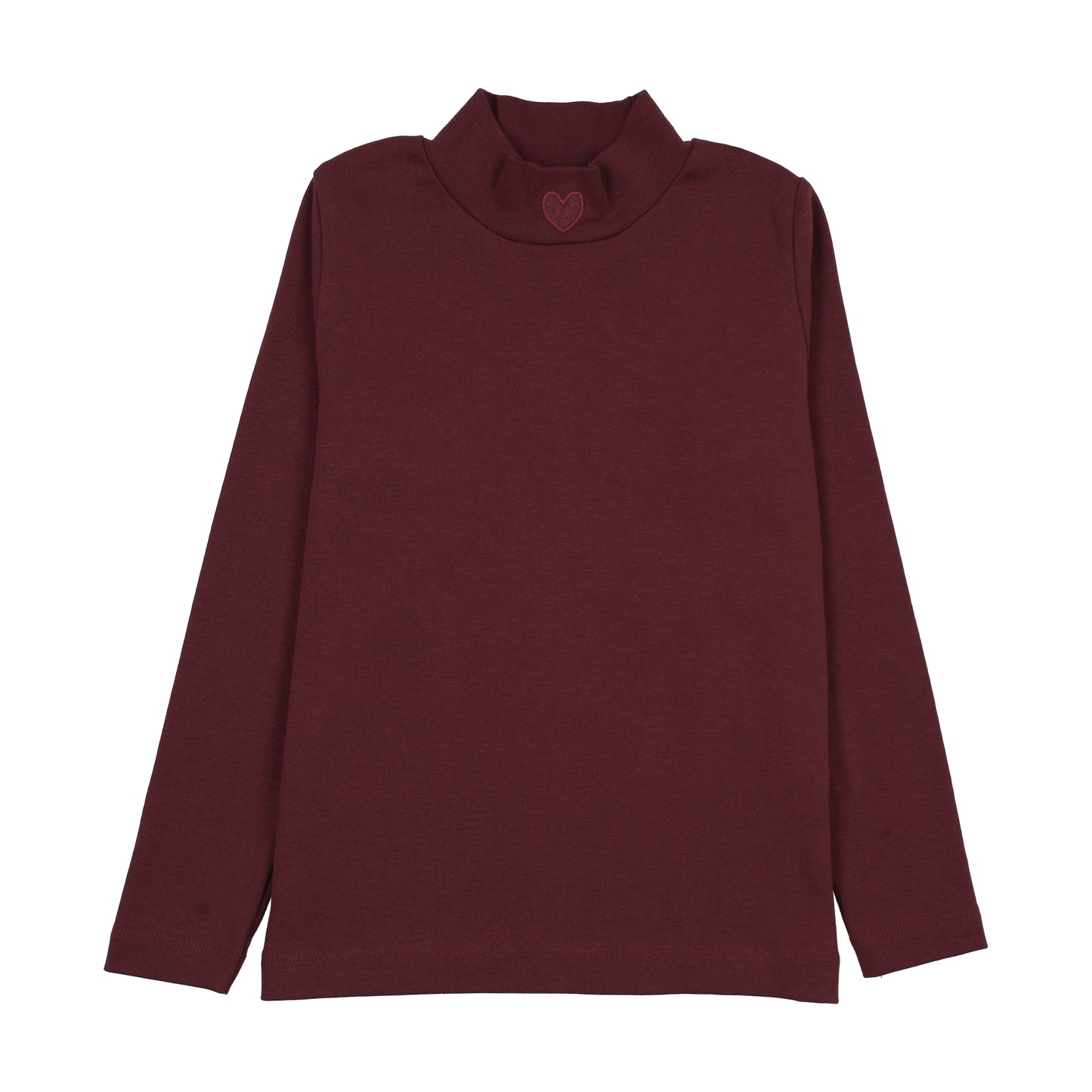 Rugged Threads Burgundy Mockneck
