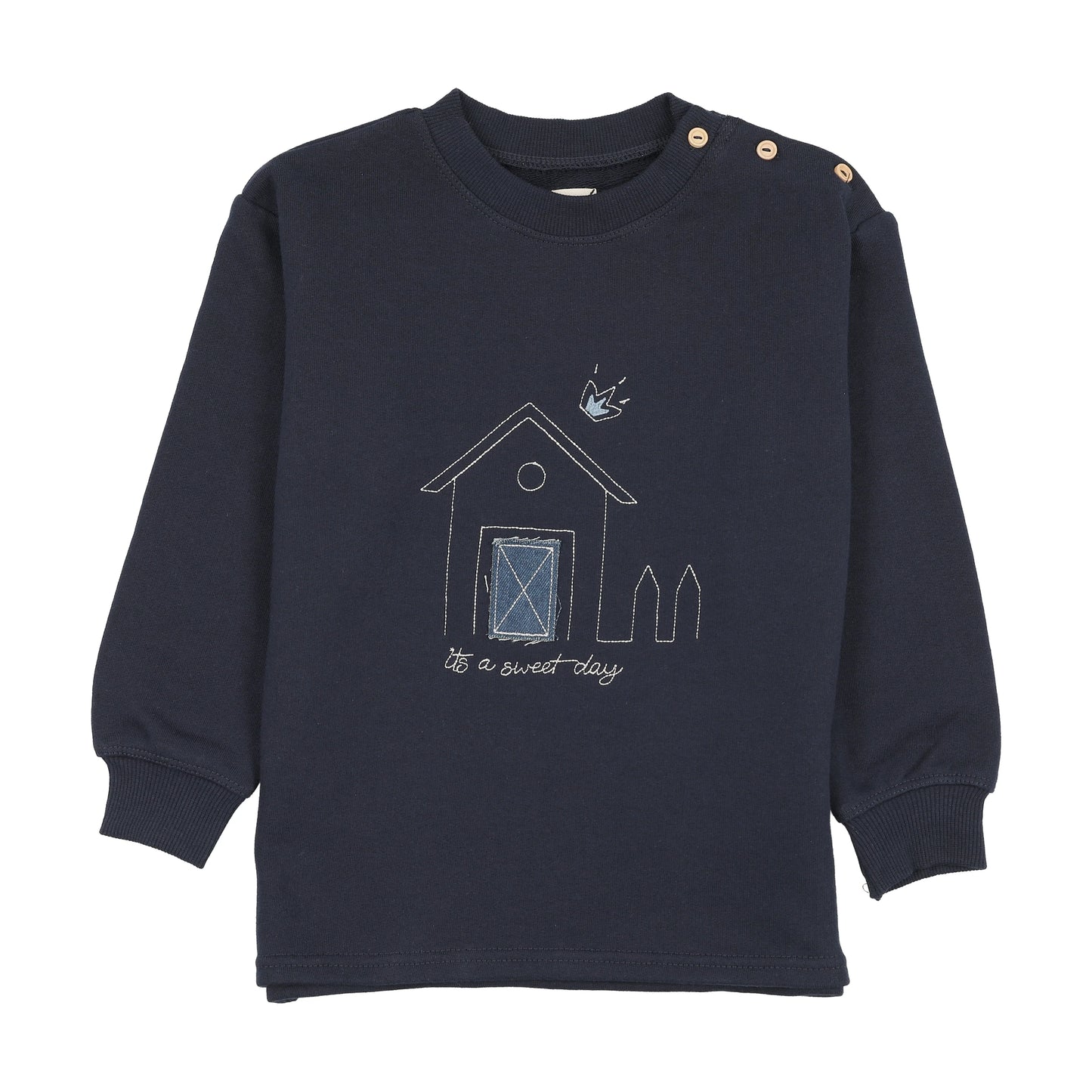Sweet Campaign Boys Embroidered Sweatshirt