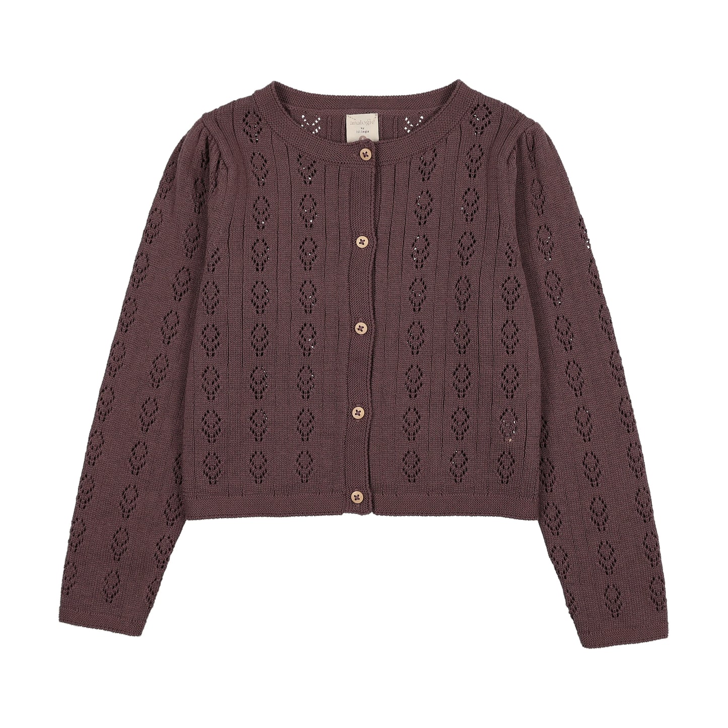Girls Cardigan- Vintage Purple