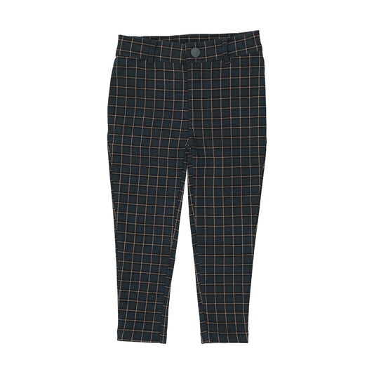 Plaid Pants- Window Plaid/Deep Teal