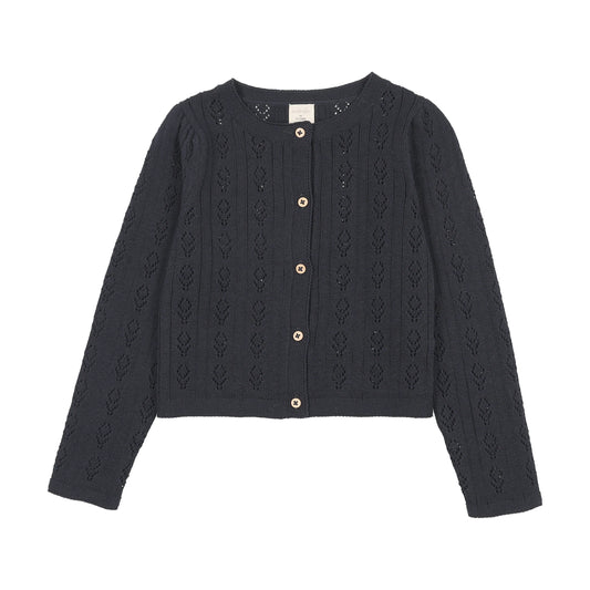 Girls Cardigan- Navy