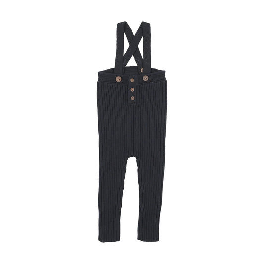 Toddler Rib Knit Overall- Navy