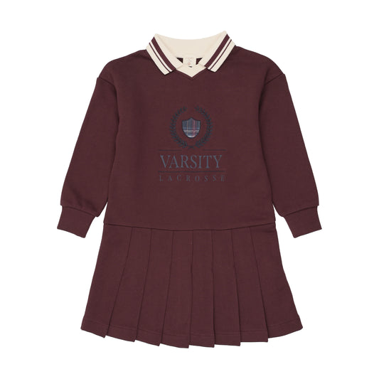 Fan Club Dress- Plum