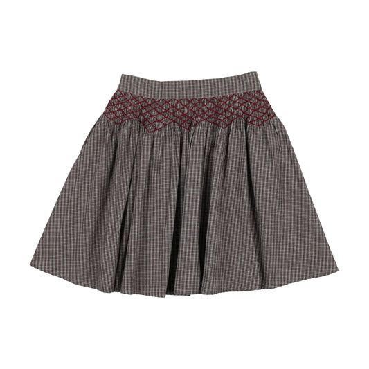 Plaid Edition Girls Skirt