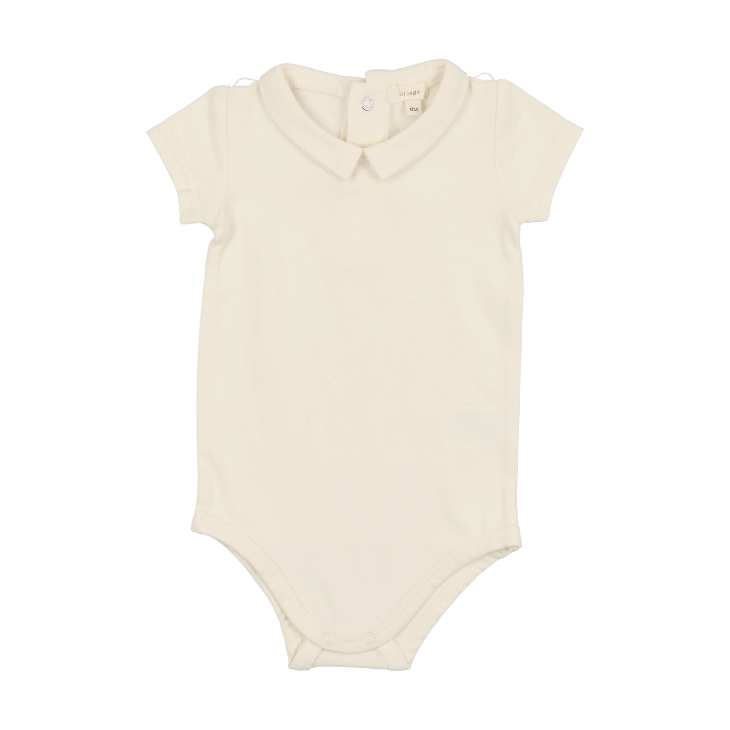 Collar Onesie SS- Cream