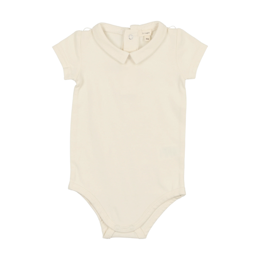 Collar Onesie SS- Cream