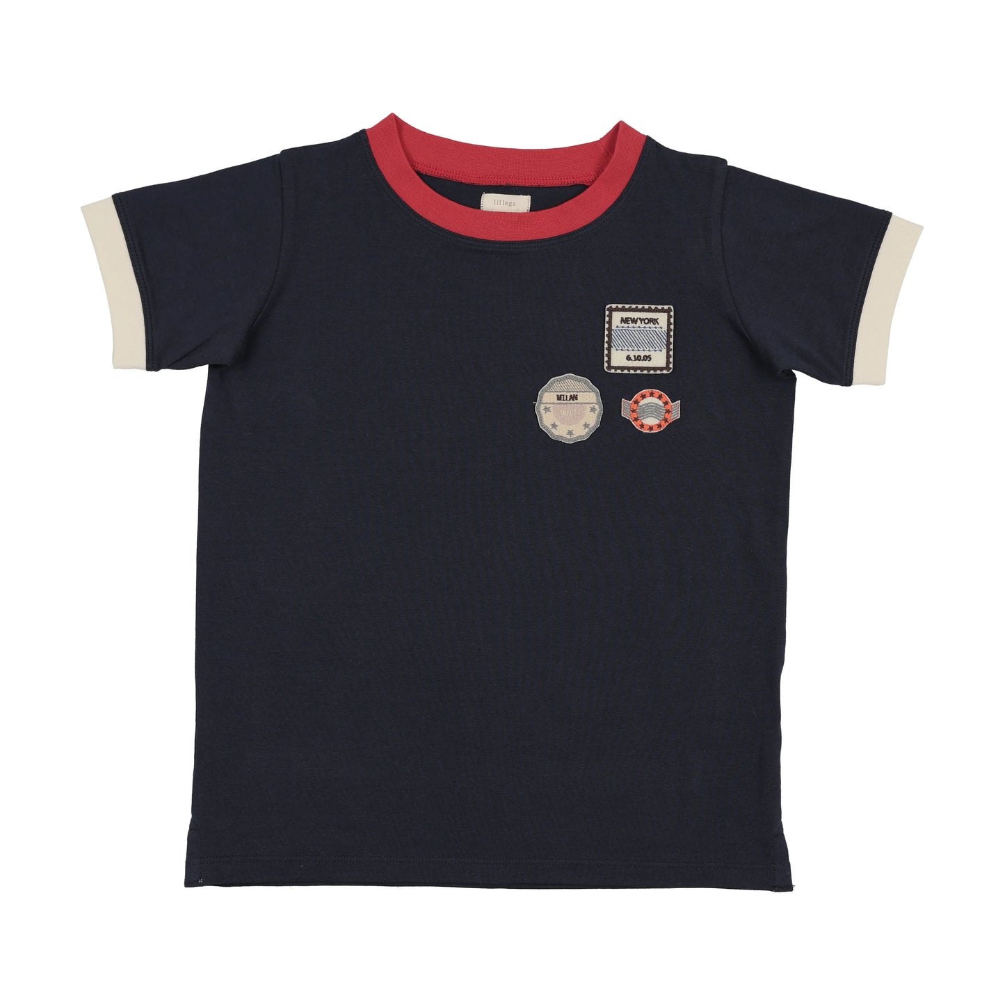Patch Applique Tee- Navy