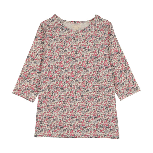 Classic Printed Tee 3/4- Liberty Bouquet