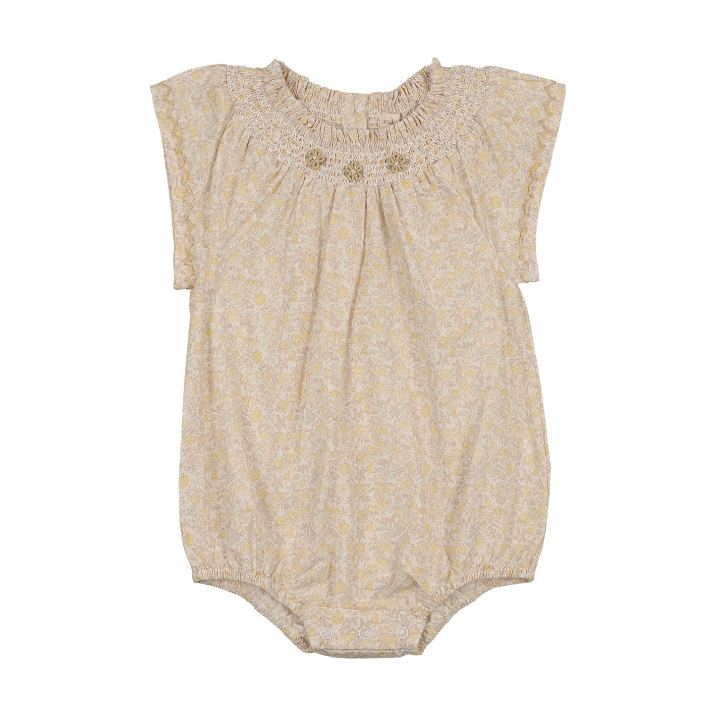 Sunny Blossoms Flutter Romper