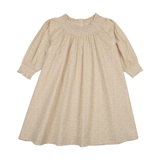 Sunny Blossoms 3/4 Sleeve Dress