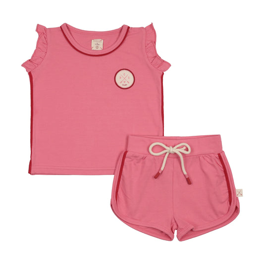 Boating Crew Girls Set- Fresh Pink