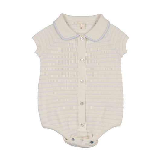 Textured Knit Romper