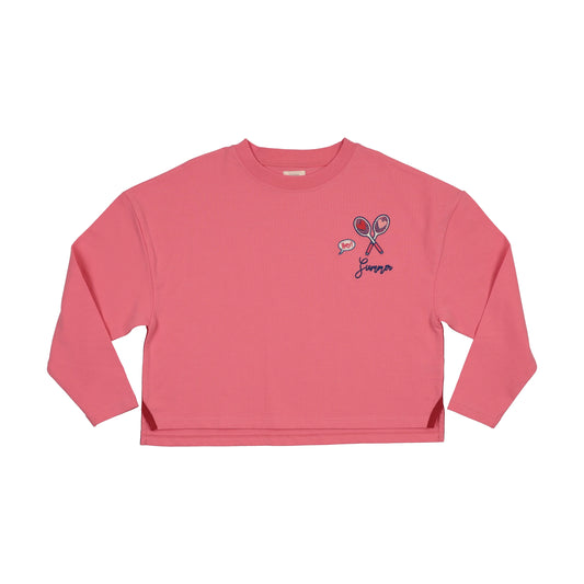 Cropped Tee- Fresh Pink